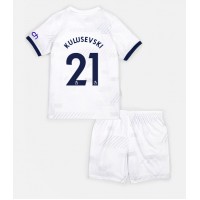 Koszulka piłkarska Tottenham Hotspur Dejan Kulusevski #21 Strój Domowy dla dzieci 2023-24 tanio Krótki Rękaw (+ Krótkie spodenki)